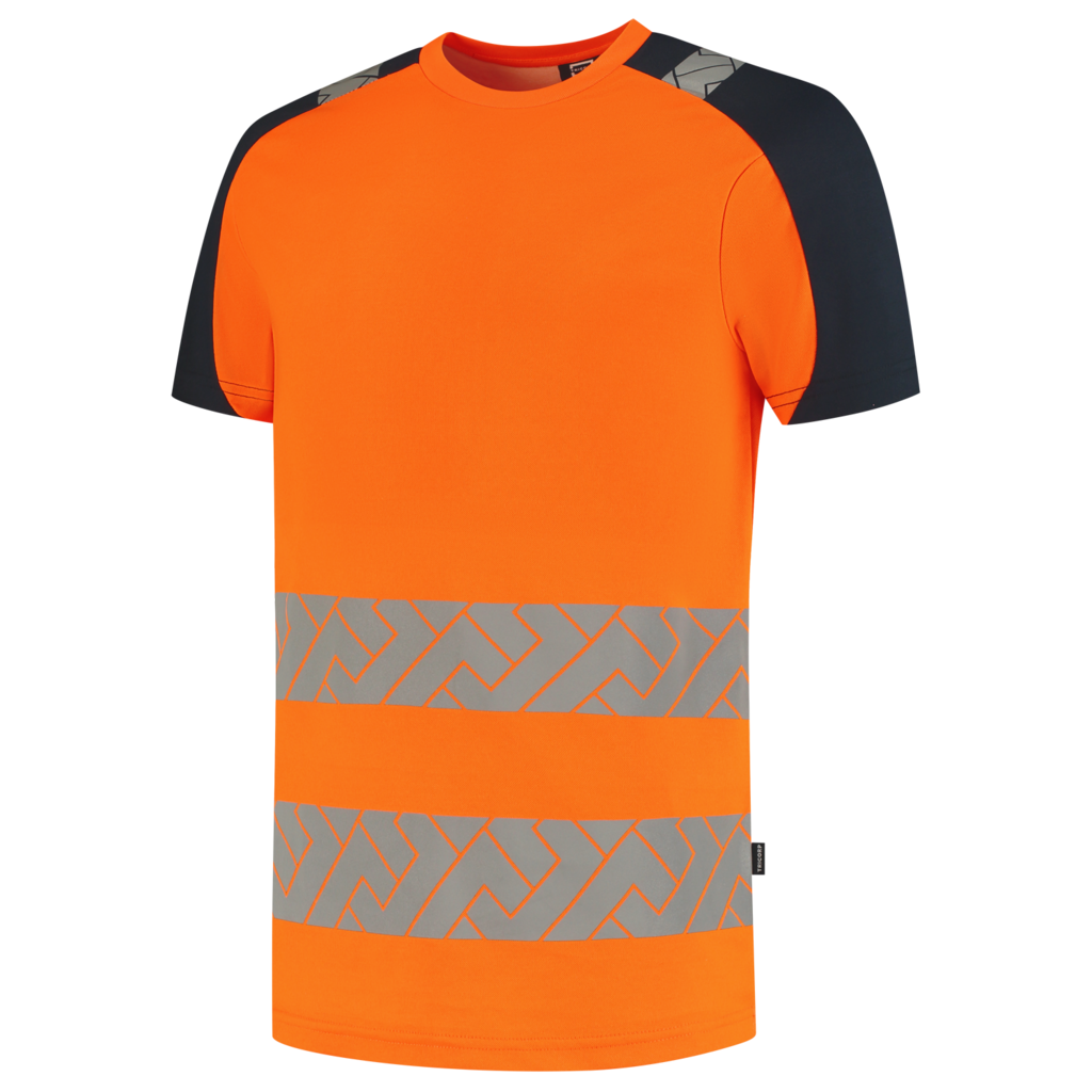 T-shirt High Vis Redefined Industrieel Wasbaar - FluororangeInk 1