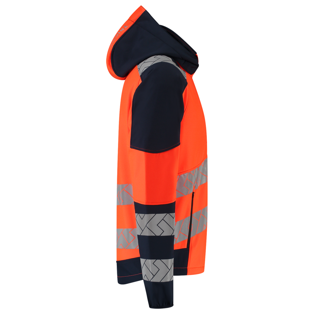 Softshell Capuchon High Vis Redefined - Fluor Orange Ink 5