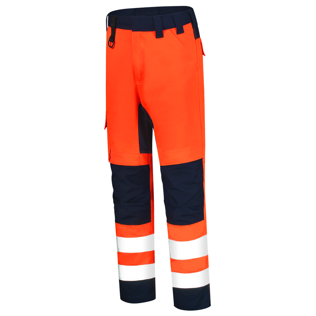 Werkbroek High Vis Bicolor - FluororangeInk 1
