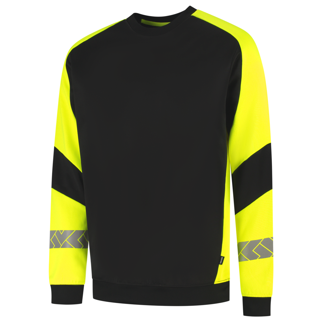 Sweater Reflective Redefined - Black Fluor Yellow 1