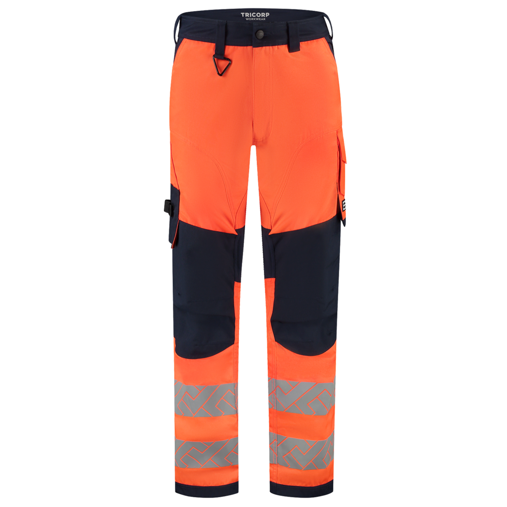 Werkbroek Funct. Stretch High Vis Redefined Knieversterking - Fluor Orange Ink 2