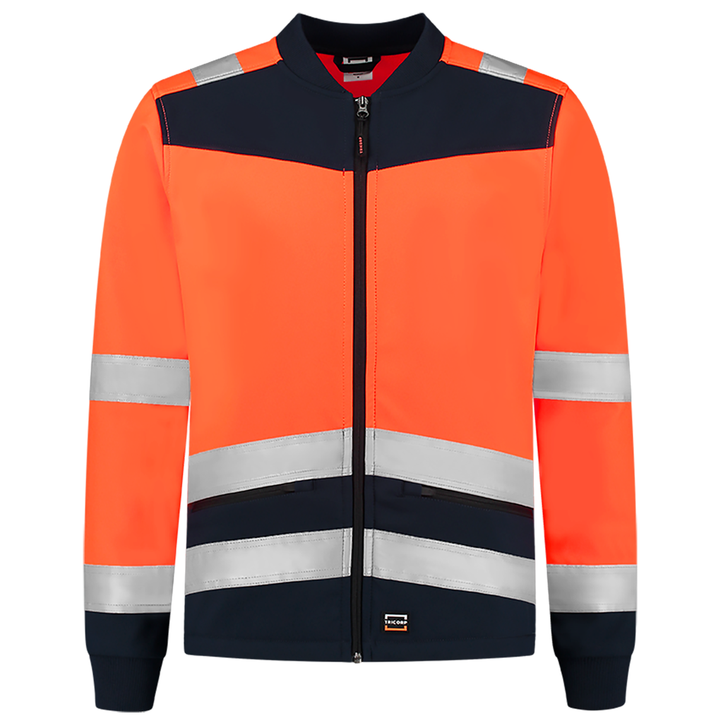 Softshell High Vis Bicolor - Fluor Orange Ink 2