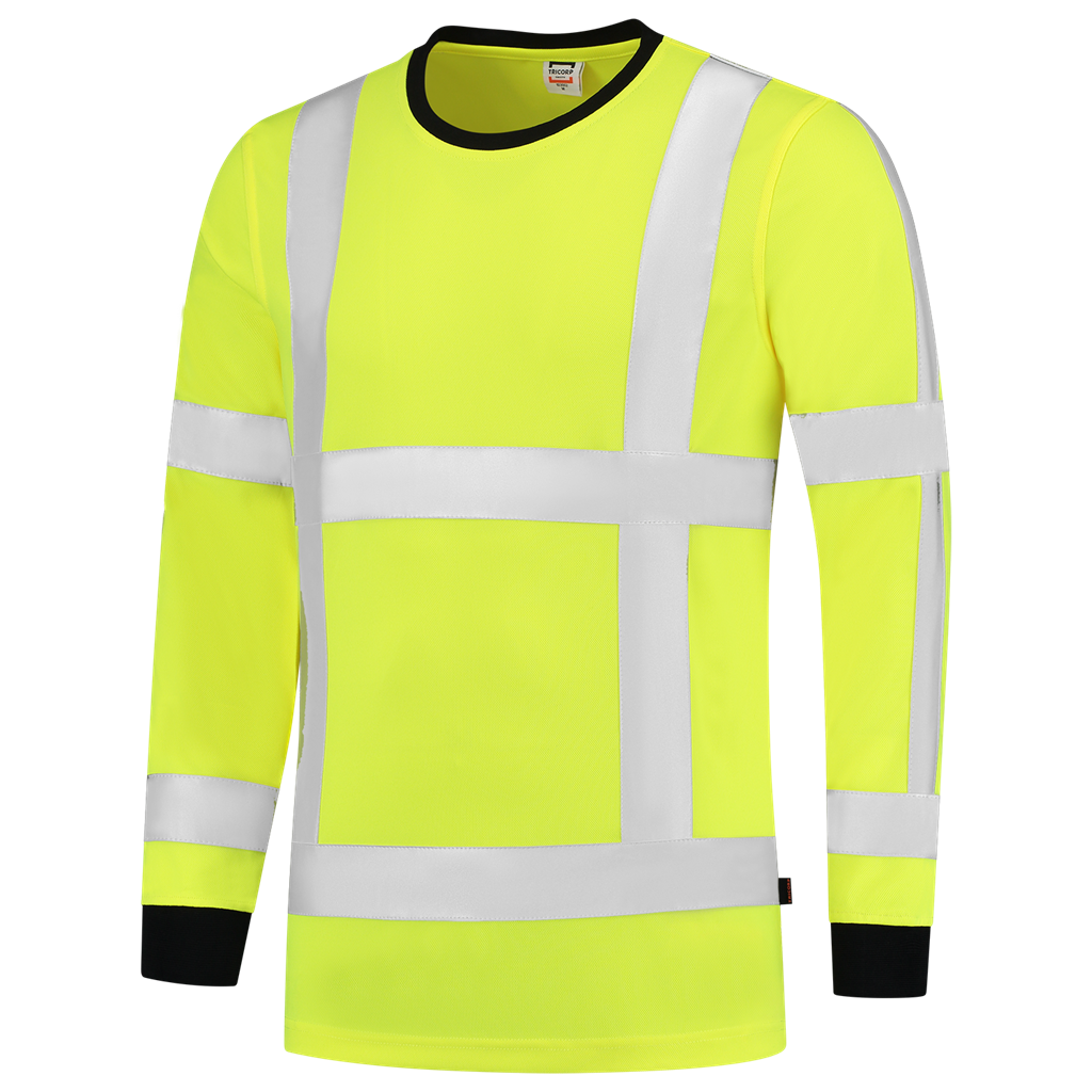 T-shirt RWS Birdseye Lange Mouw - Fluoryellow