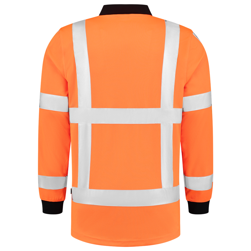 Poloshirt RWS Birdseye Lange Mouw - Fluororange