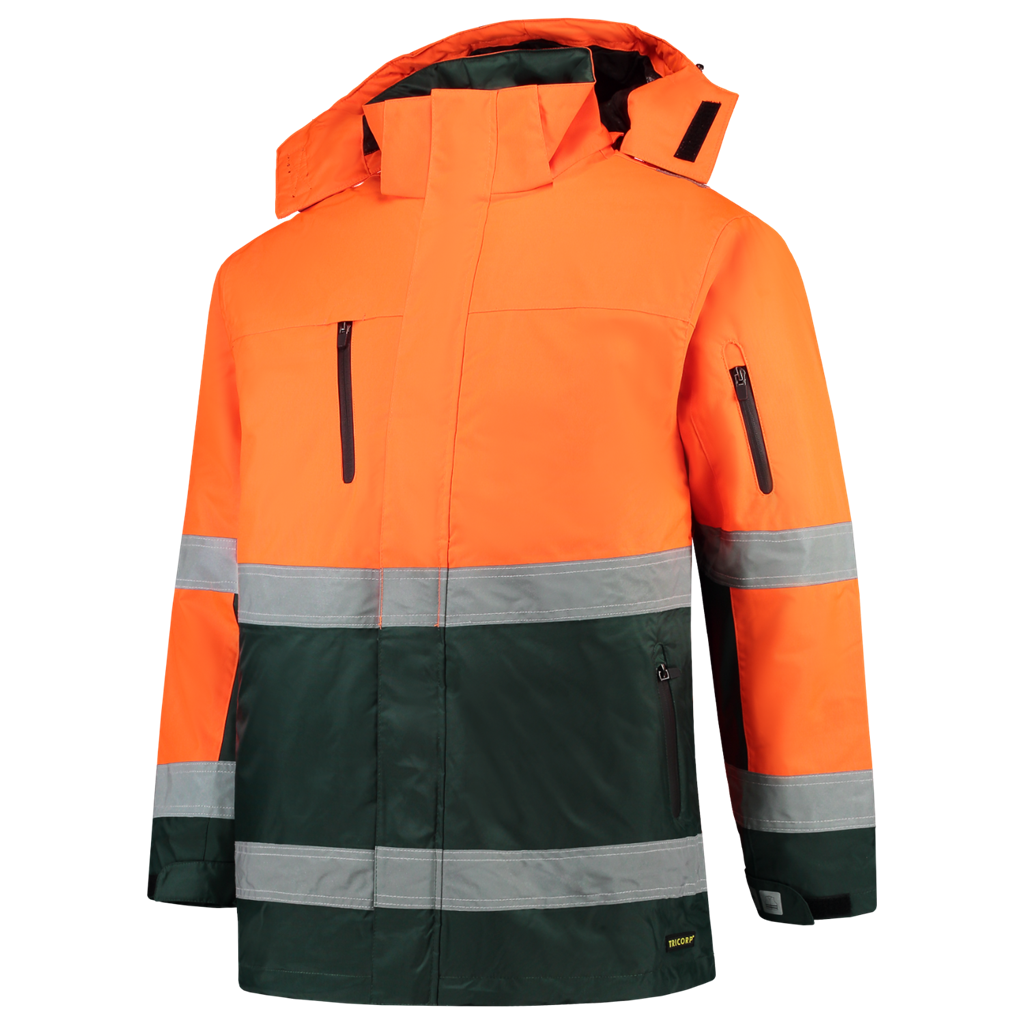Parka ISO20471 Bicolor - Fluor Orange Green