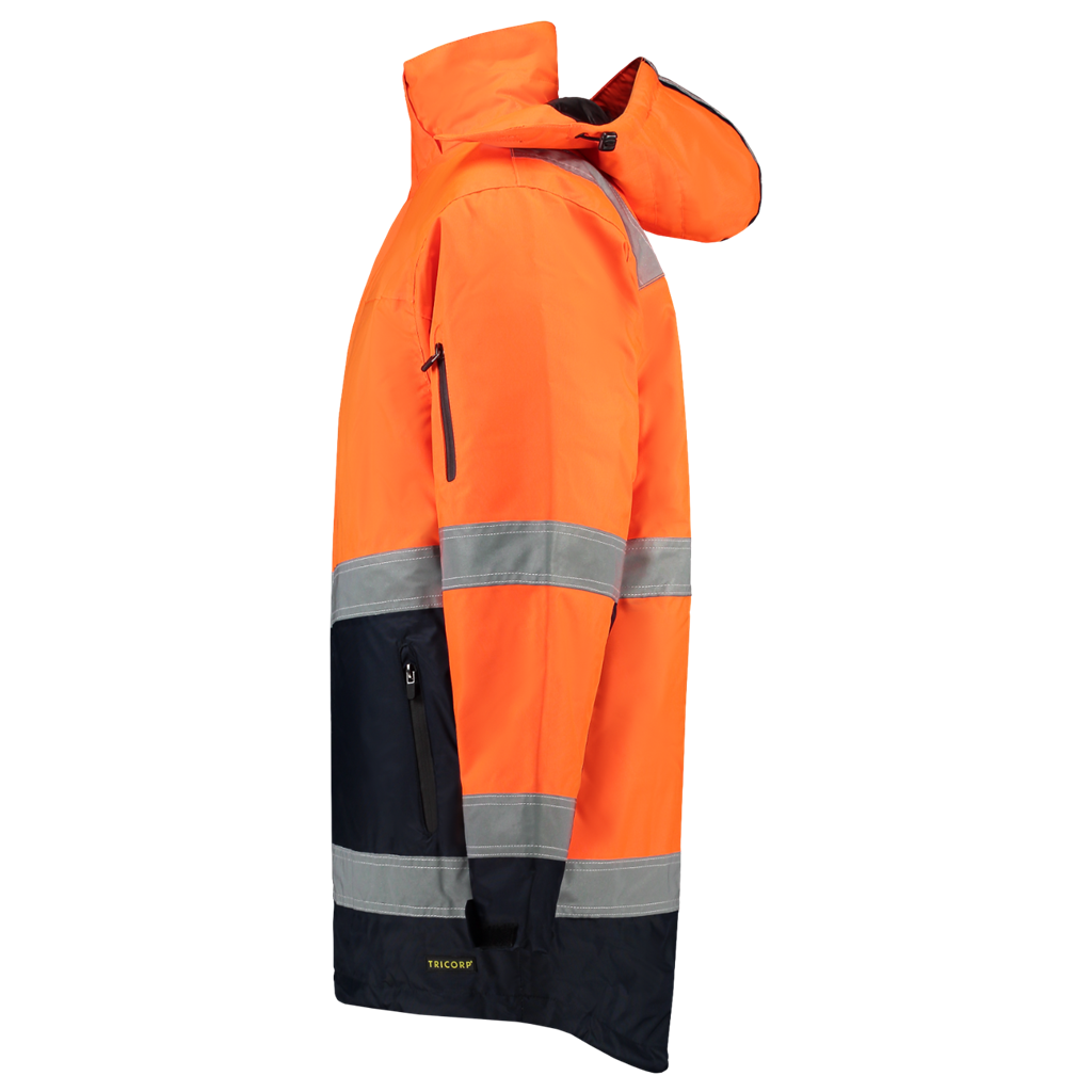 Parka ISO20471 Bicolor - Fluor Orange Navy 4
