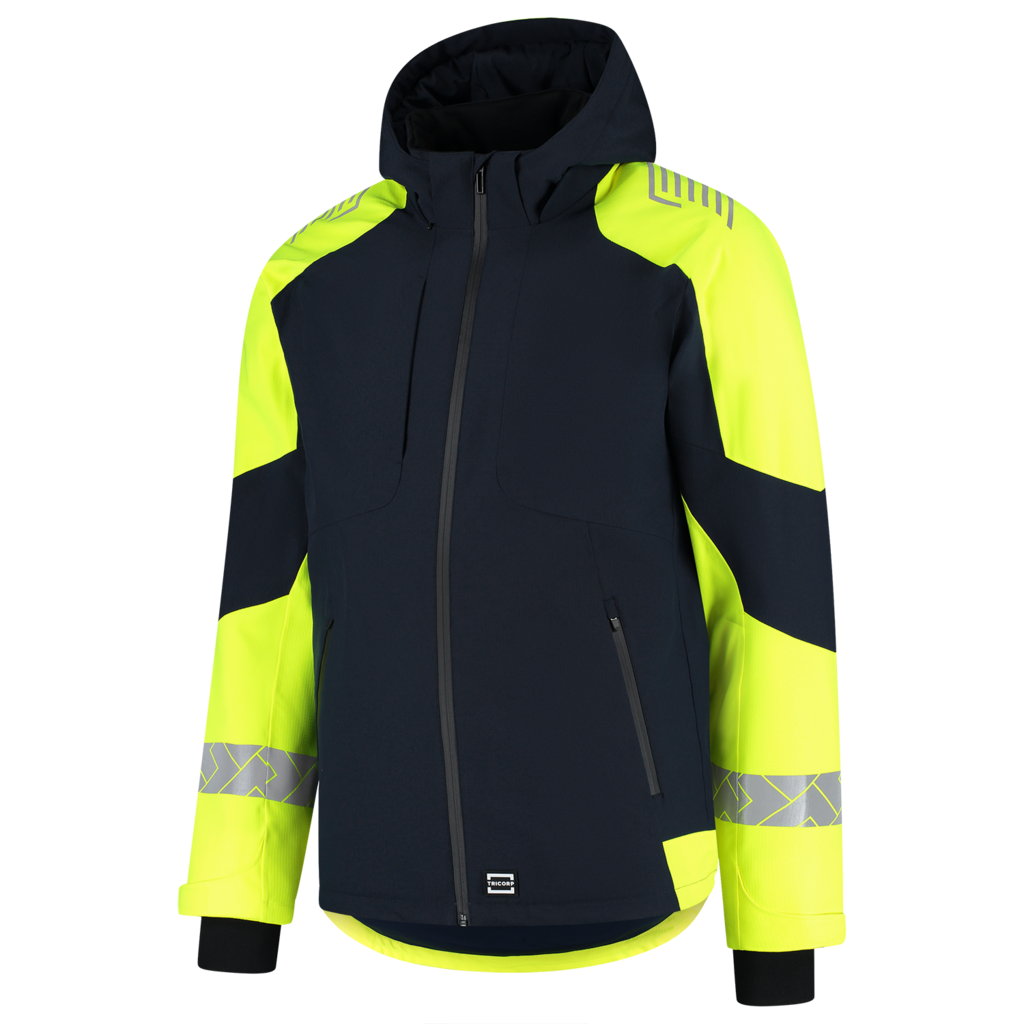Winterjas Ripstop Reflective Redefined - Ink-Fluor Yellow