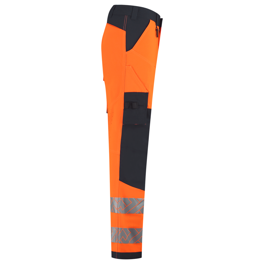 Werkbroek 4-Way Stretch High Vis Redefined Knieversterking - Fluor Orange Ink 5