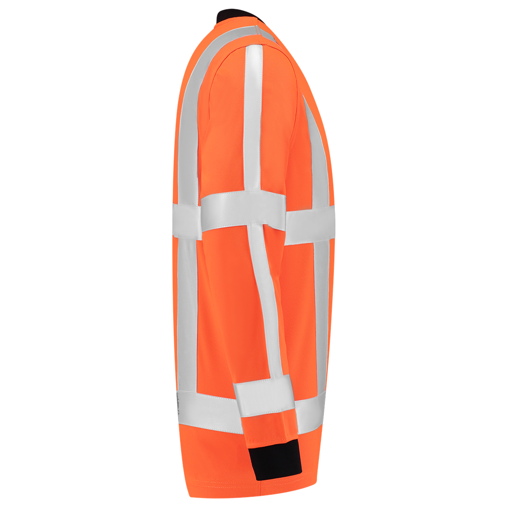 T-shirt RWS Birdseye Lange Mouw - Fluororange