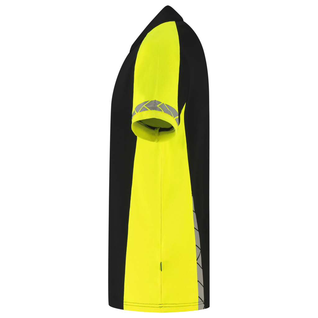 Poloshirt Reflective Redefined - Black Fluor Yellow 4