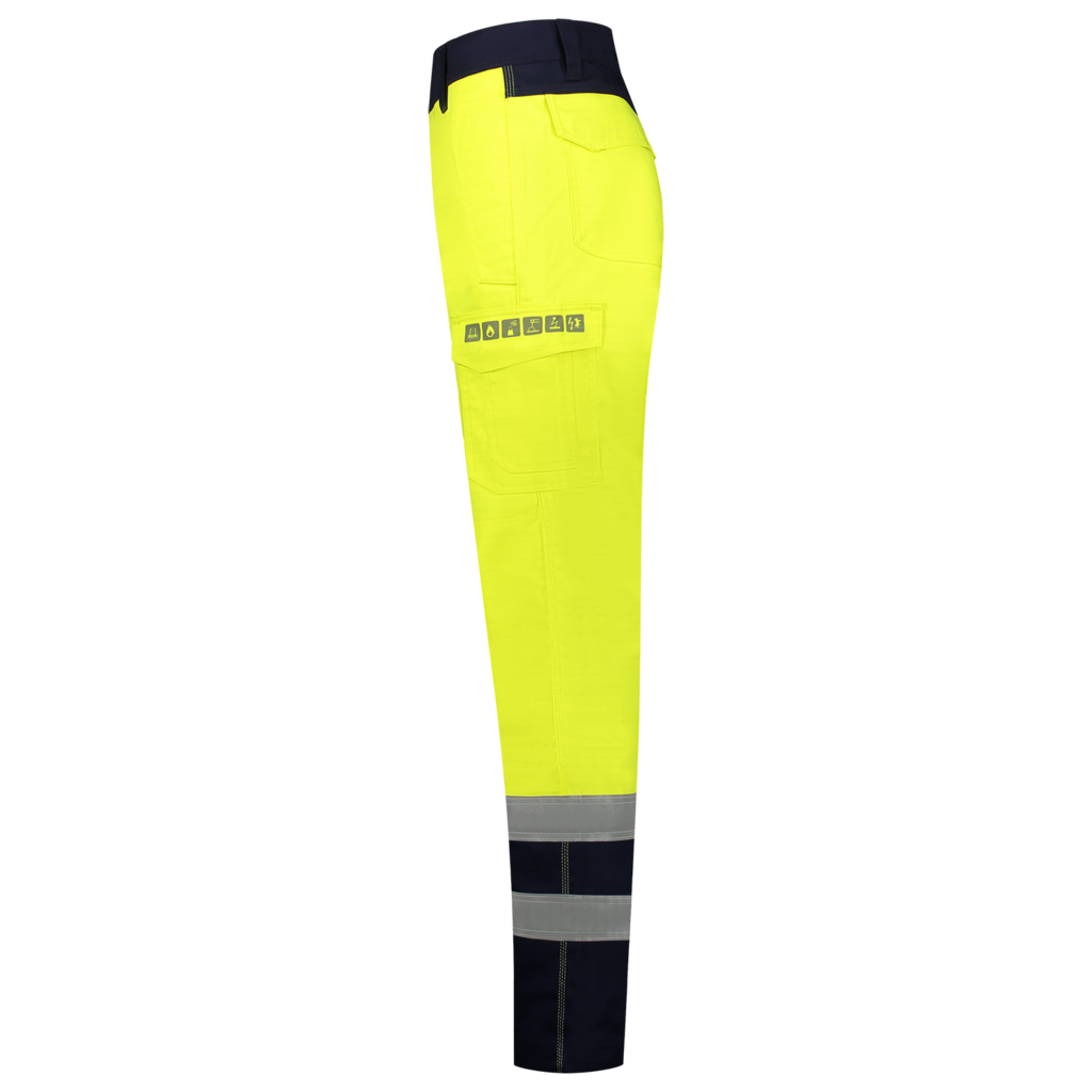 Werkbroek Multinorm Bicolor - Fluor Yellow Ink 4