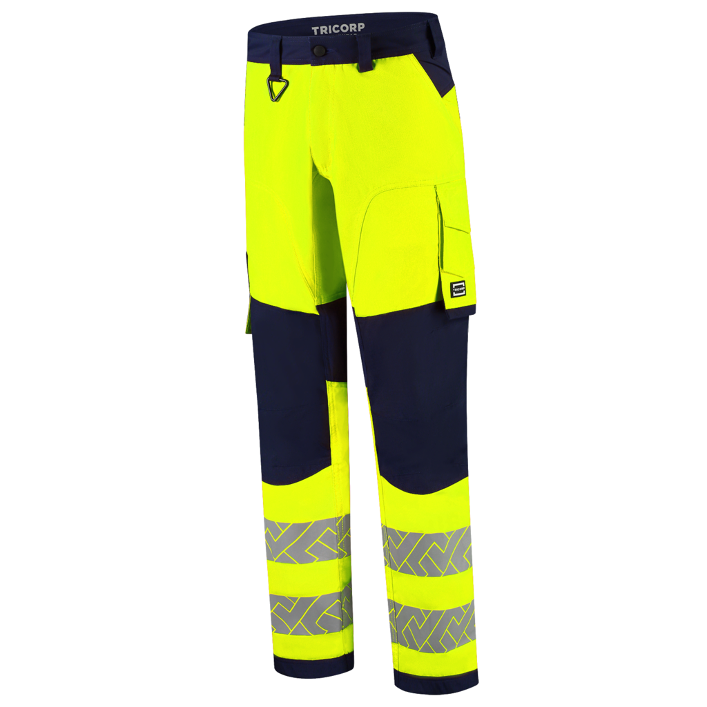 Werkbroek Funct. Stretch High Vis Redefined Knieversterking - Fluor Yellow Ink