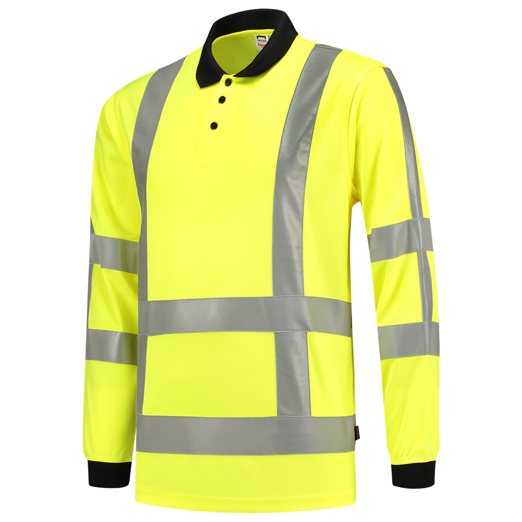 Poloshirt RWS Birdseye Lange Mouw - Fluoryellow