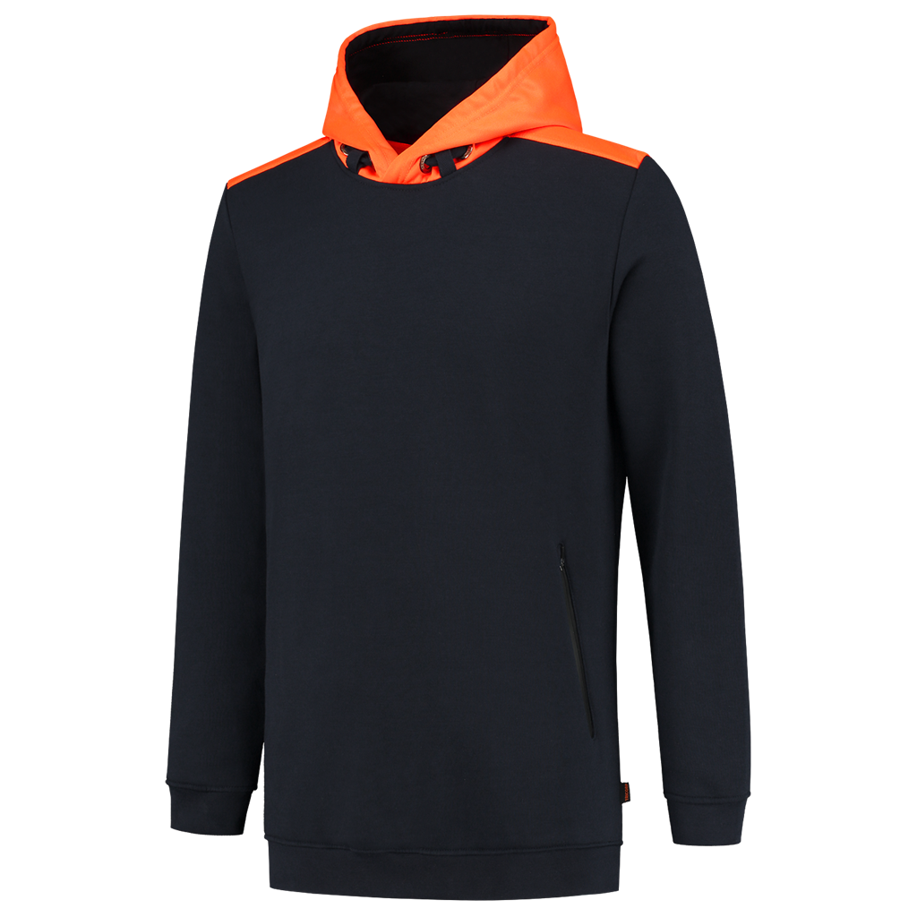 Sweater High Vis Capuchon - Ink Fluor Orange