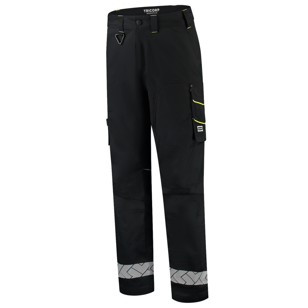 Werkbroek Functional Stretch Reflective Redefined - Black-Fluor Yellow