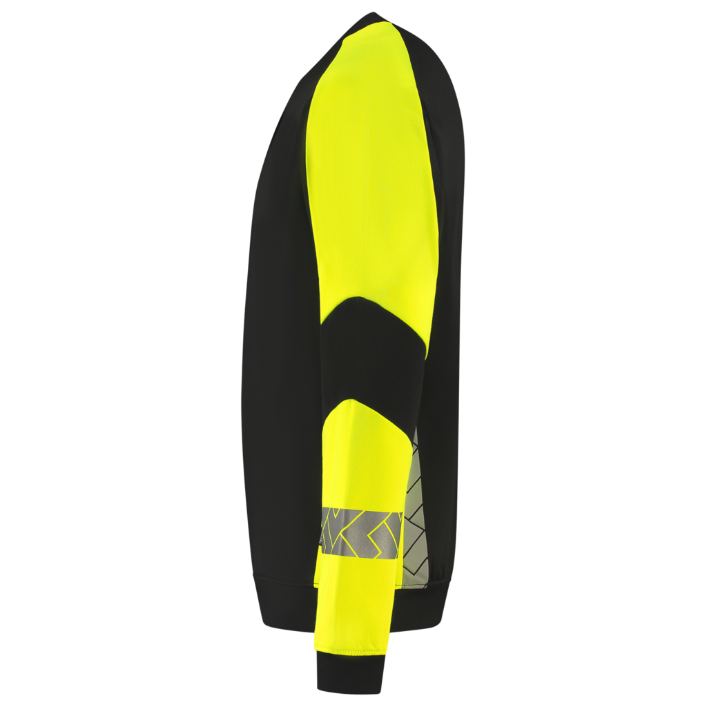 Sweater Reflective Redefined - Black Fluor Yellow 4