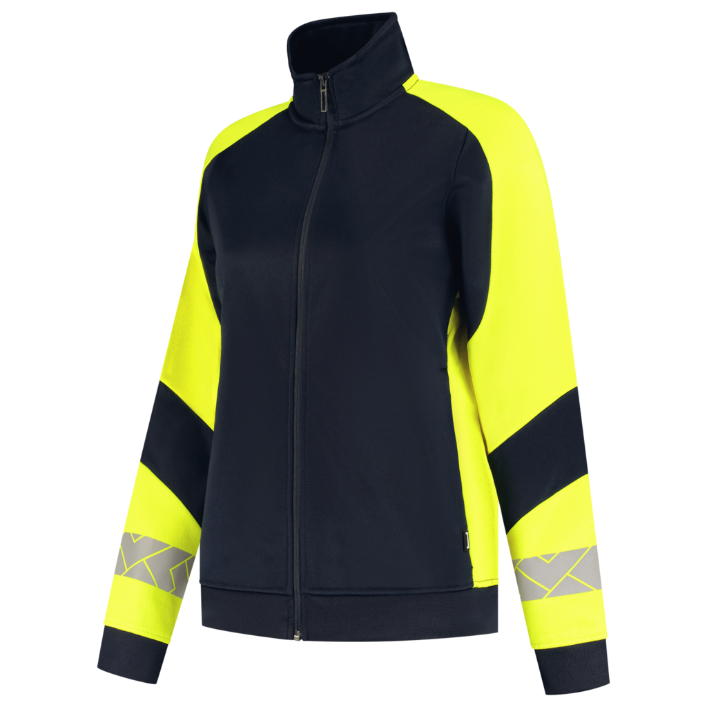Sweatvest Reflective Redefined Dames - Ink Fluor Yellow
