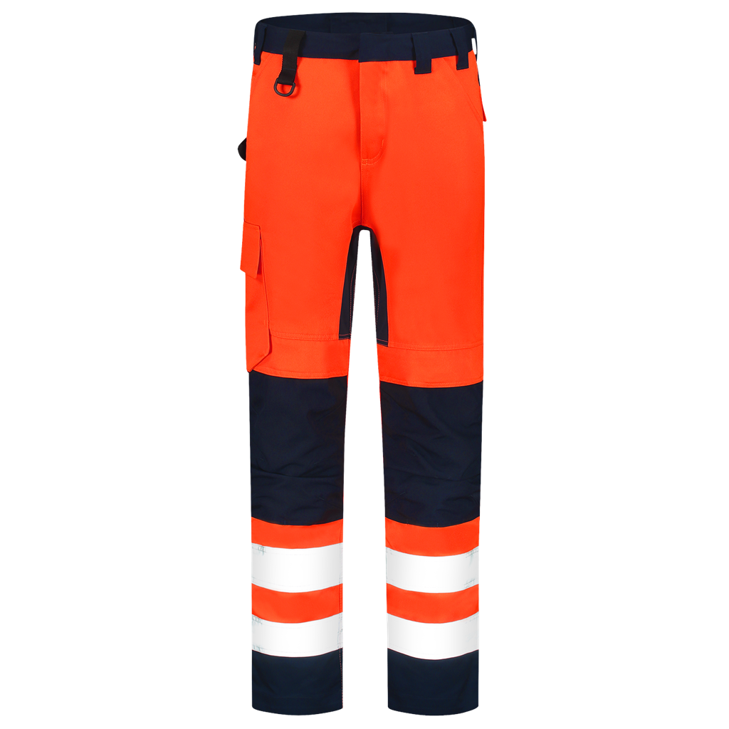 Werkbroek High Vis Bicolor - FluororangeInk 2