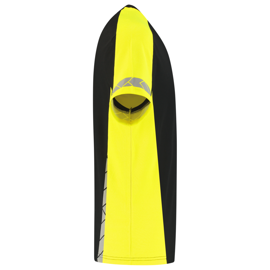 T-shirt Reflective Redefined - Black Fluor Yellow 5