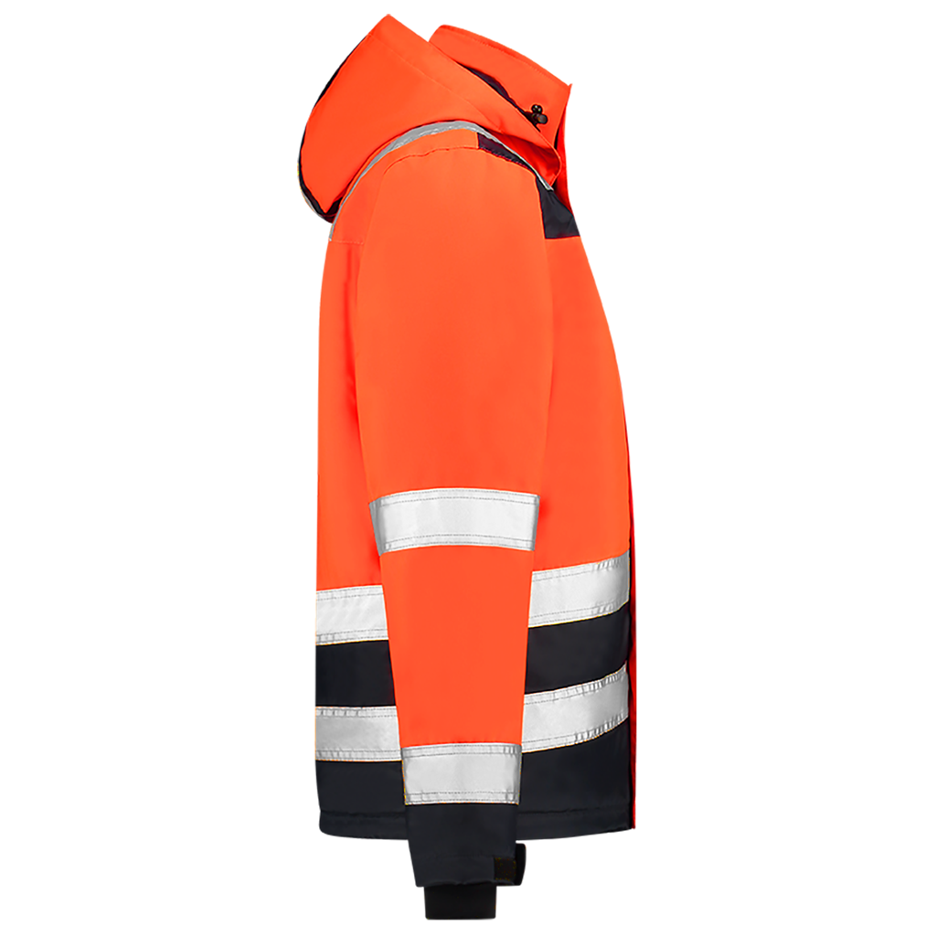 Midi Parka High Vis Bicolor - Fluor Orange Ink 5