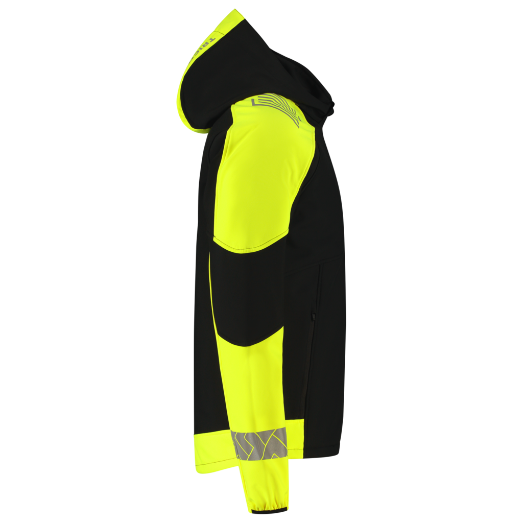 Softshell Capuchon Reflective Redefined - Black Fluor Yellow 5