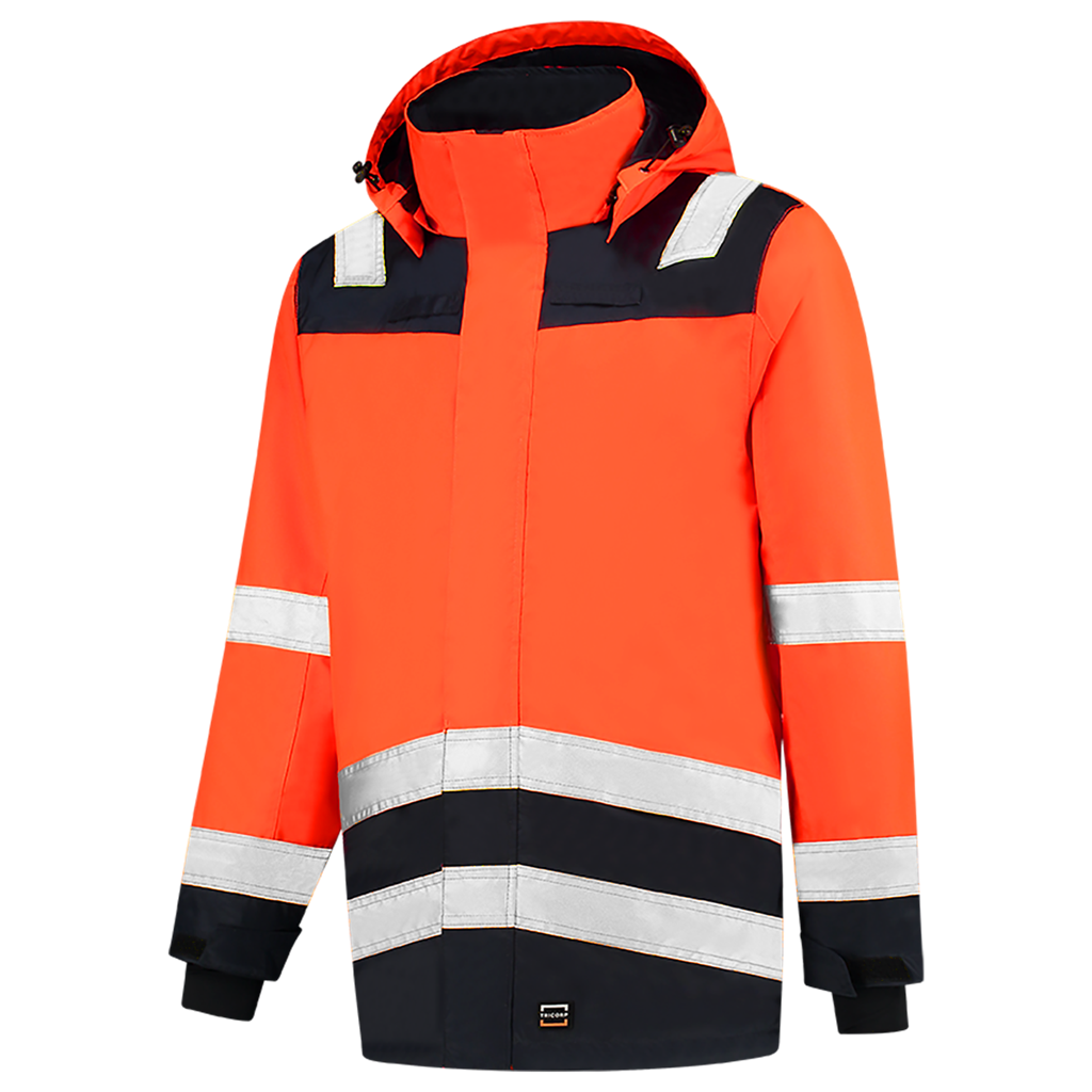 Parka High Vis Bicolor - Fluor Orange Ink