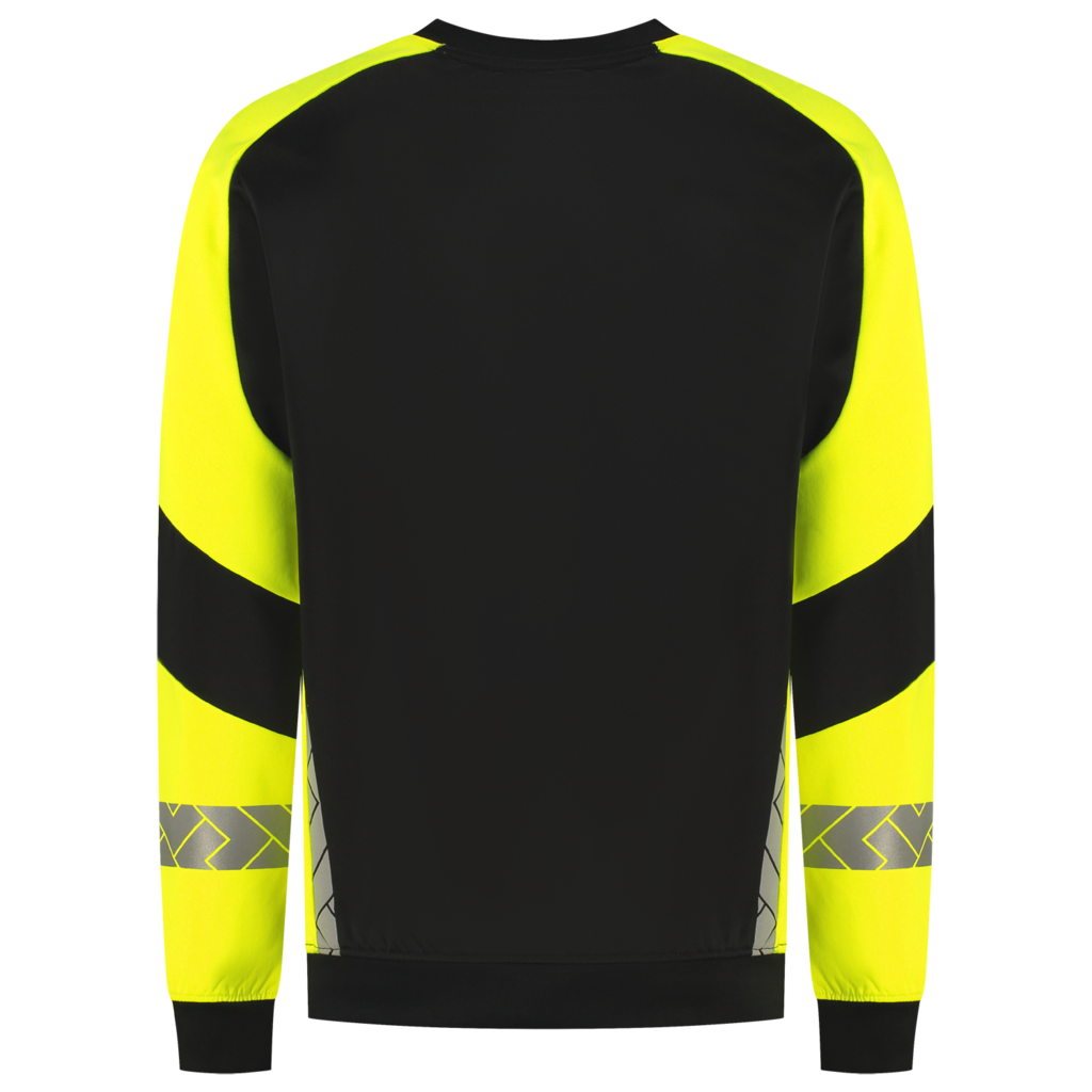 Sweater Reflective Redefined - Black Fluor Yellow 3