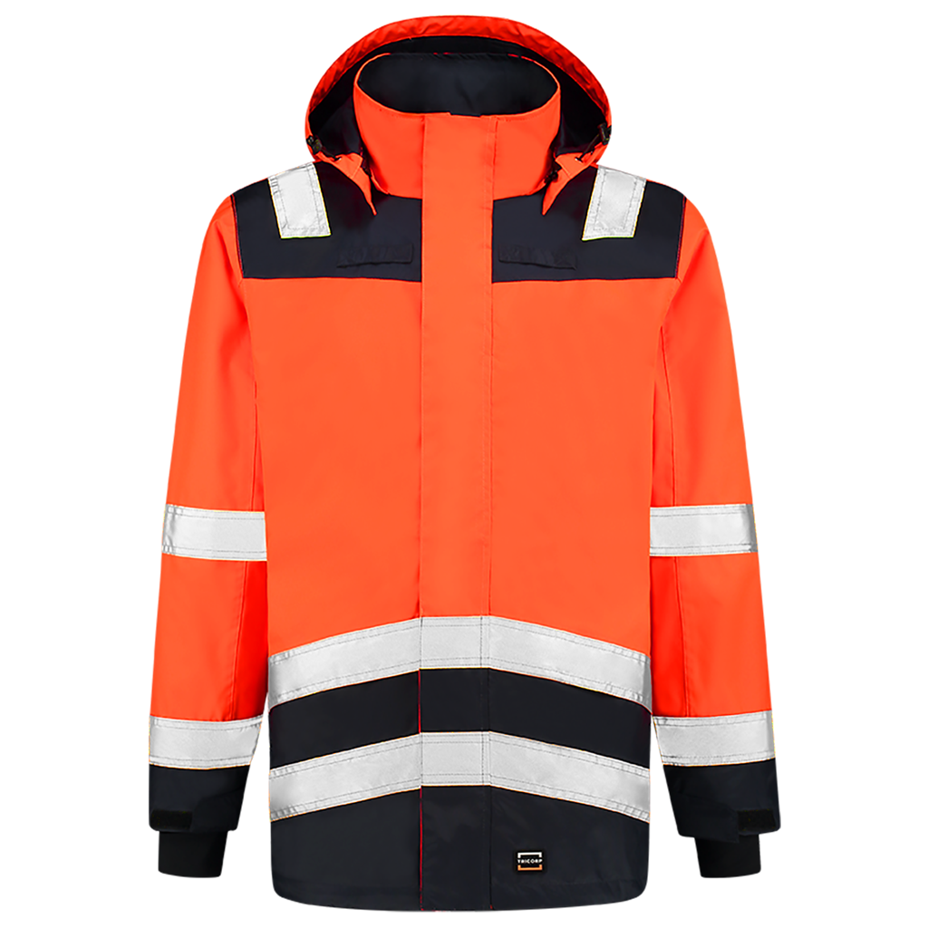 Parka High Vis Bicolor - Fluor Orange Ink 2