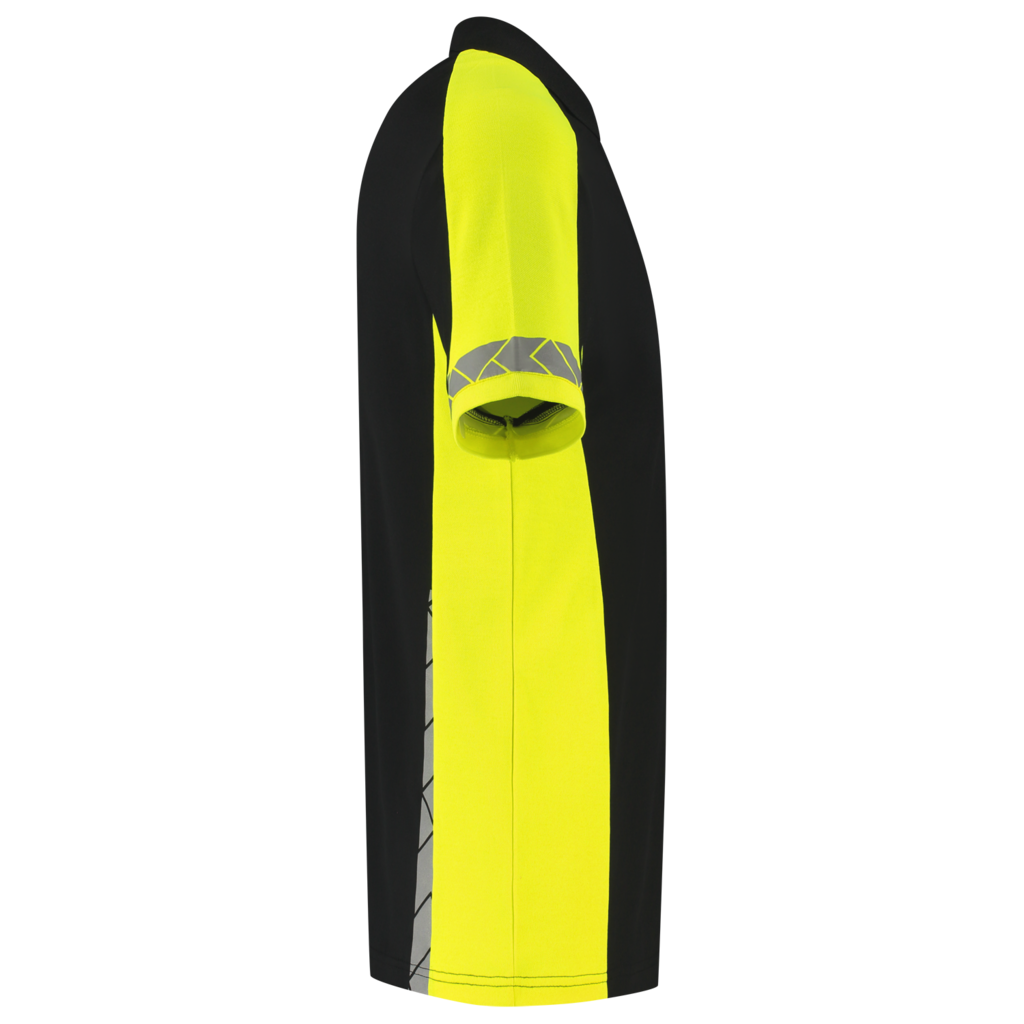 Poloshirt Reflective Redefined - Black Fluor Yellow 5