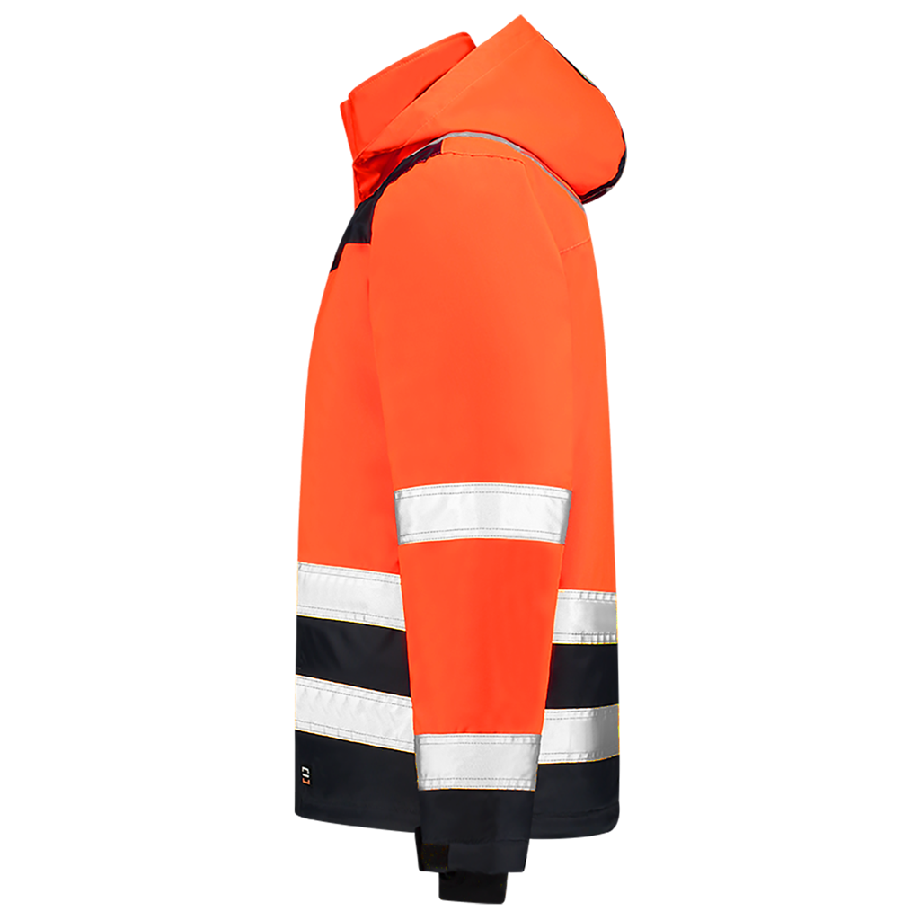 Midi Parka High Vis Bicolor - Fluor Orange Ink 4