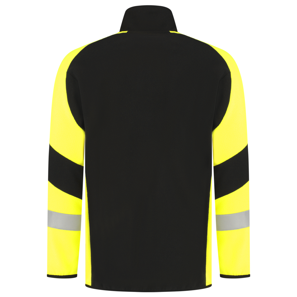 Fleecejack Reflective Redefined - Black Fluor Yellow 3