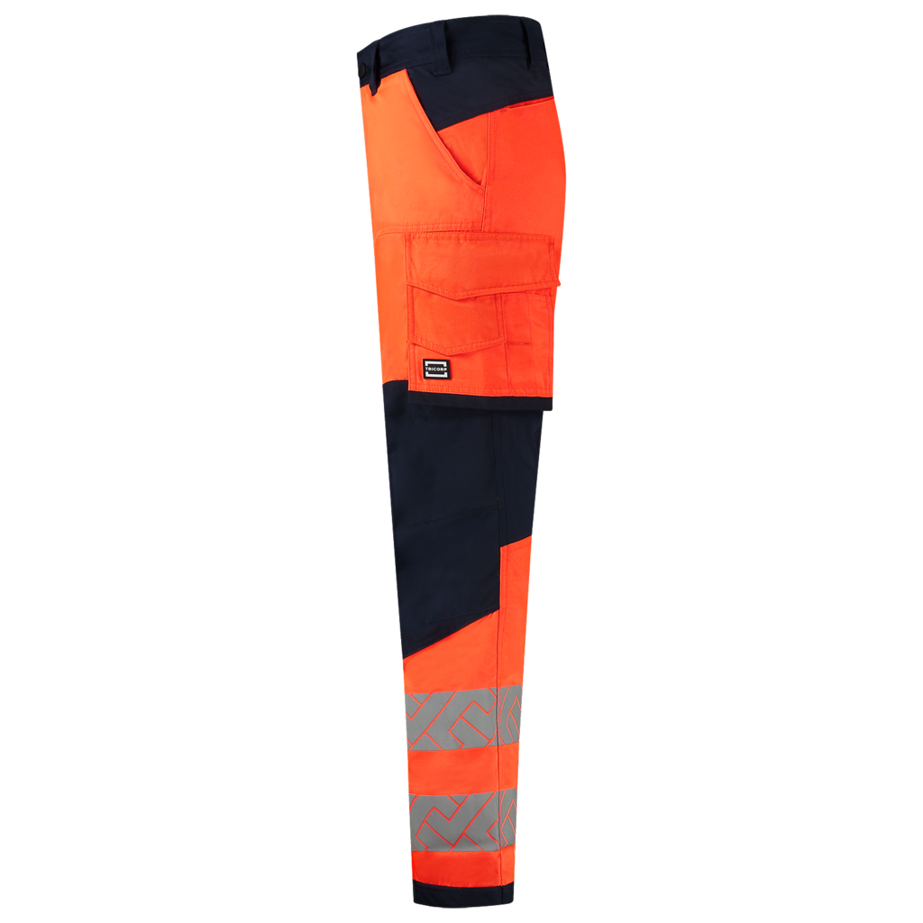 Werkbroek Funct. Stretch High Vis Redefined Knieversterking - Fluor Orange Ink 4