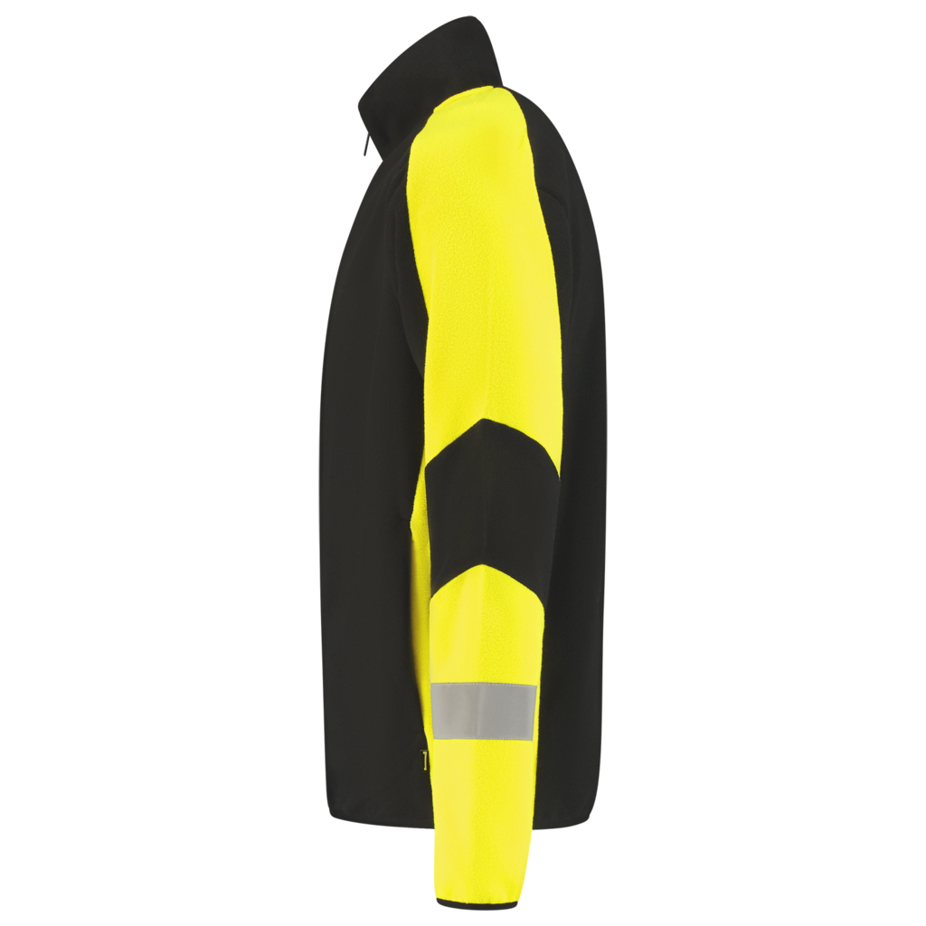Fleecejack Reflective Redefined - Black Fluor Yellow 4