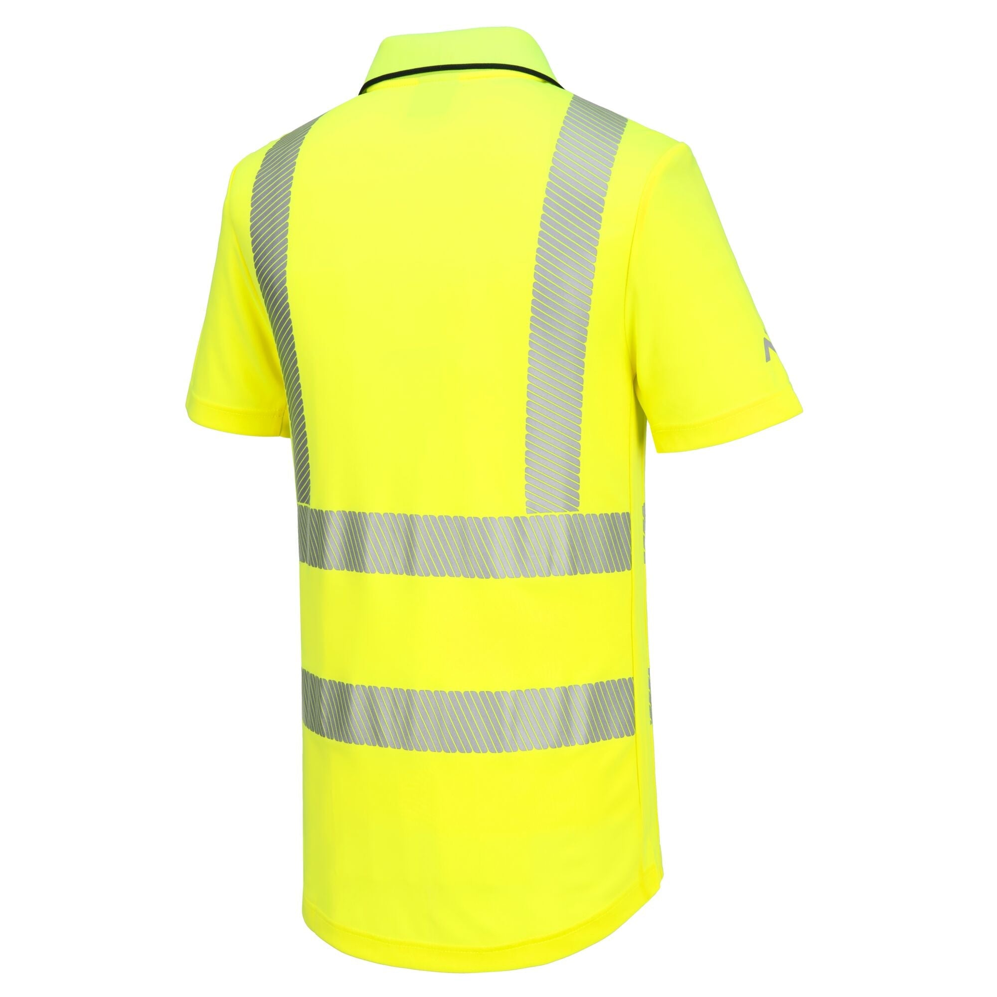 KX3 Hi-Vis polo korte mouw met rits - Geel - opname 3