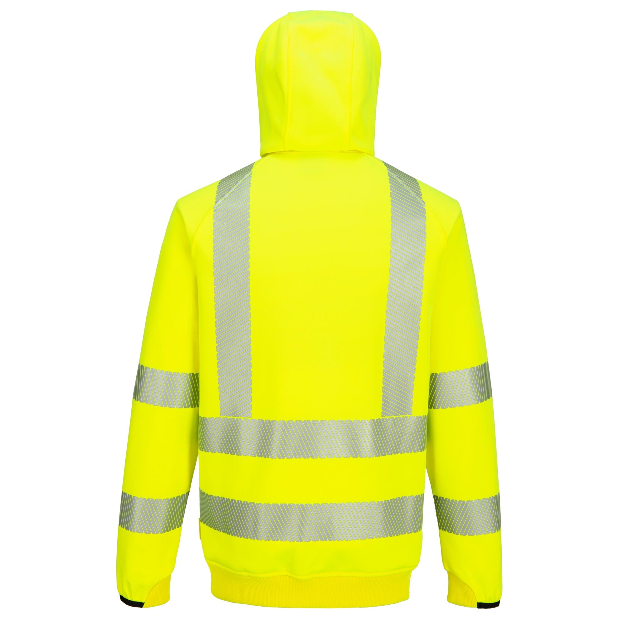 KX3 Sport Hi-Vis Hoodie met rits - Geel - achterkant