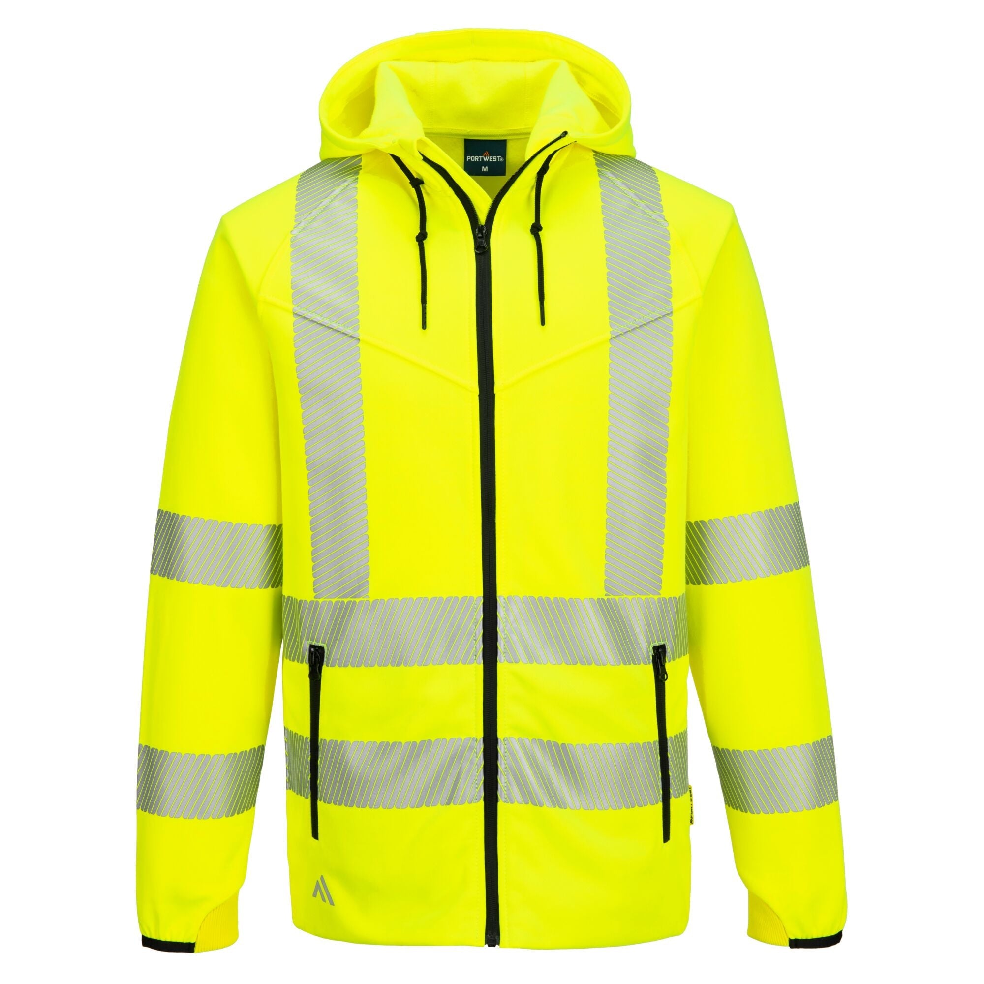 KX3 Sport Hi-Vis Hoodie met rits - Geel
