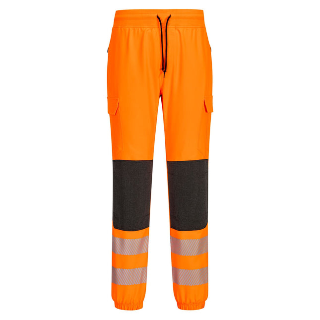 PW3 Hi-Vis Flexi Jogger - Oranje/Zwart