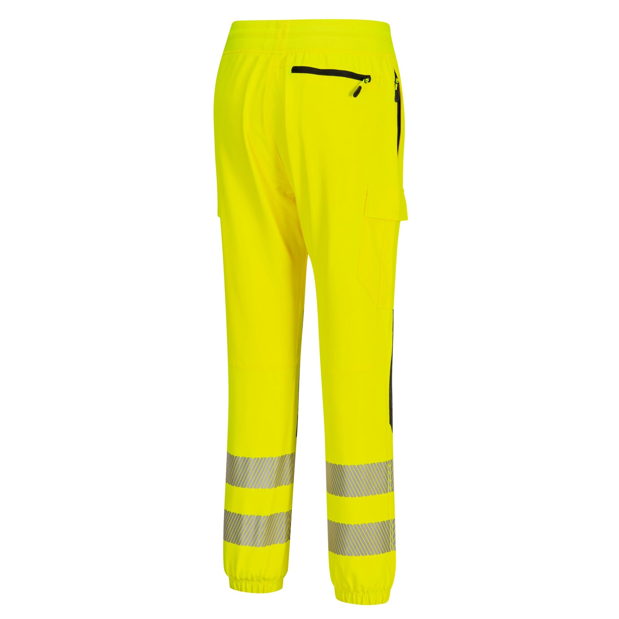 PW3 Hi-Vis Flexi Jogger - Geel/Zwart - opname 3