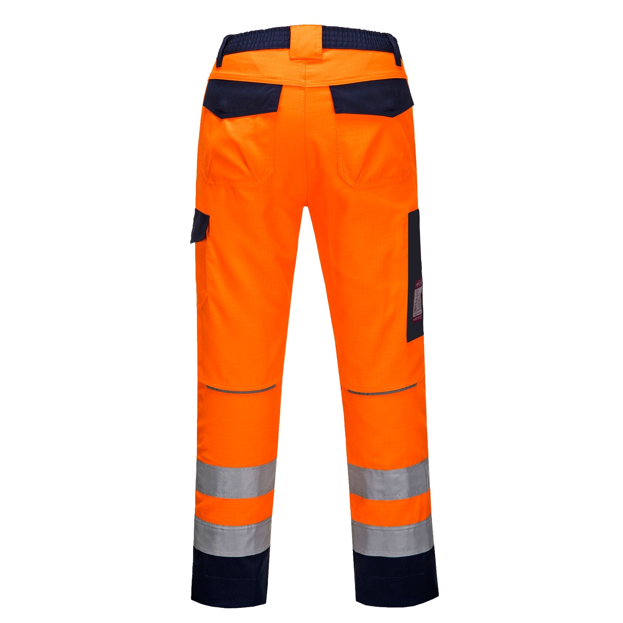 Modaflame RIS Oranje/Marine Broek - Oranje/Marine - achterkant