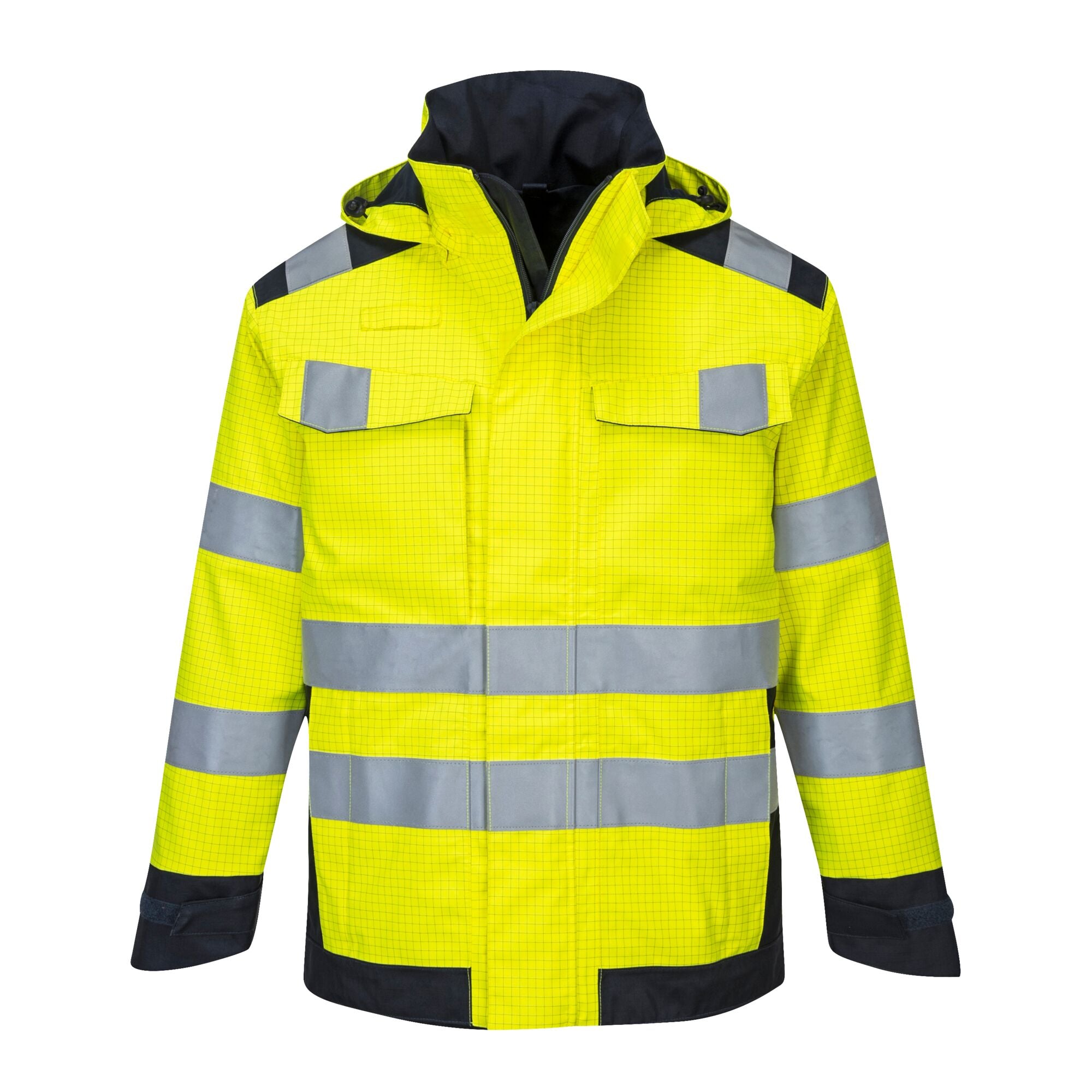 Modaflame Rain multinormen Arc jack - Geel/Marine