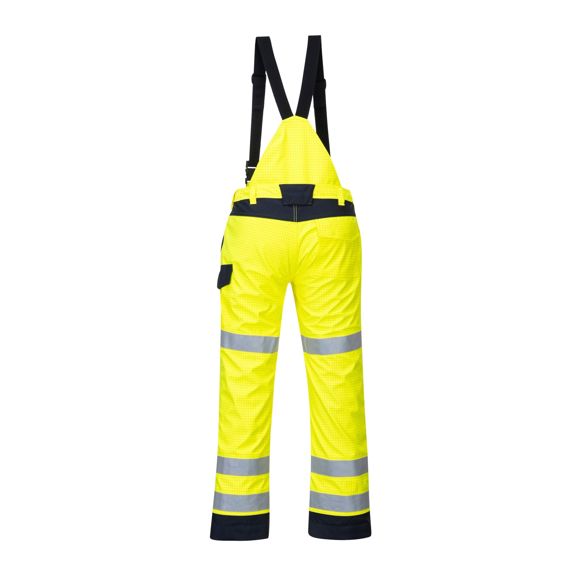 Modaflame Rain multinormen Arc - Geel/Marine - achterkant