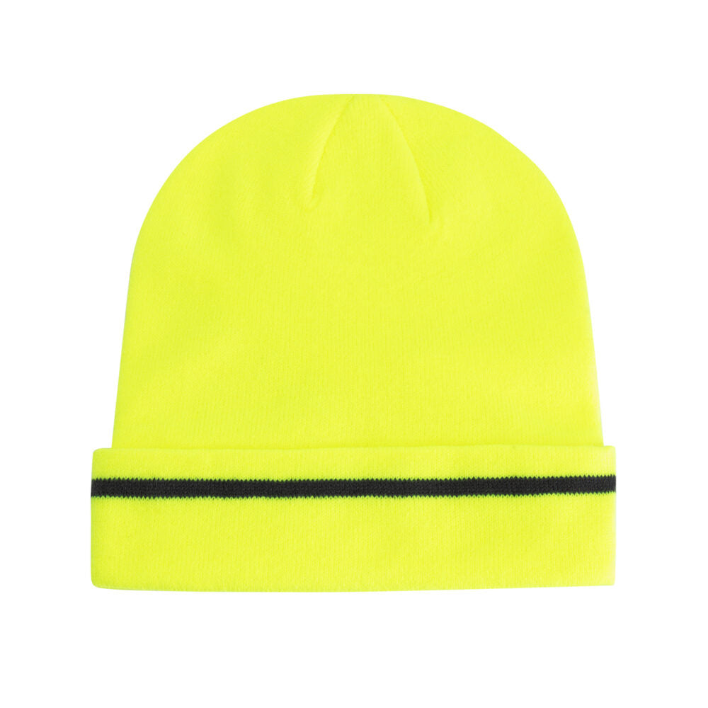 High visibility beanie yellow