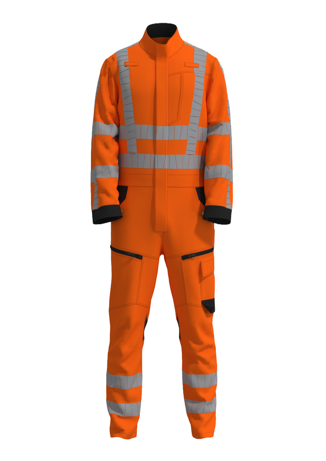Bestex Overall RWS stretch oranje