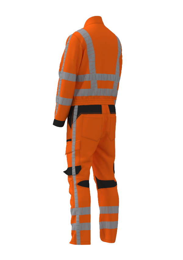 Bestex Overall RWS stretch oranje