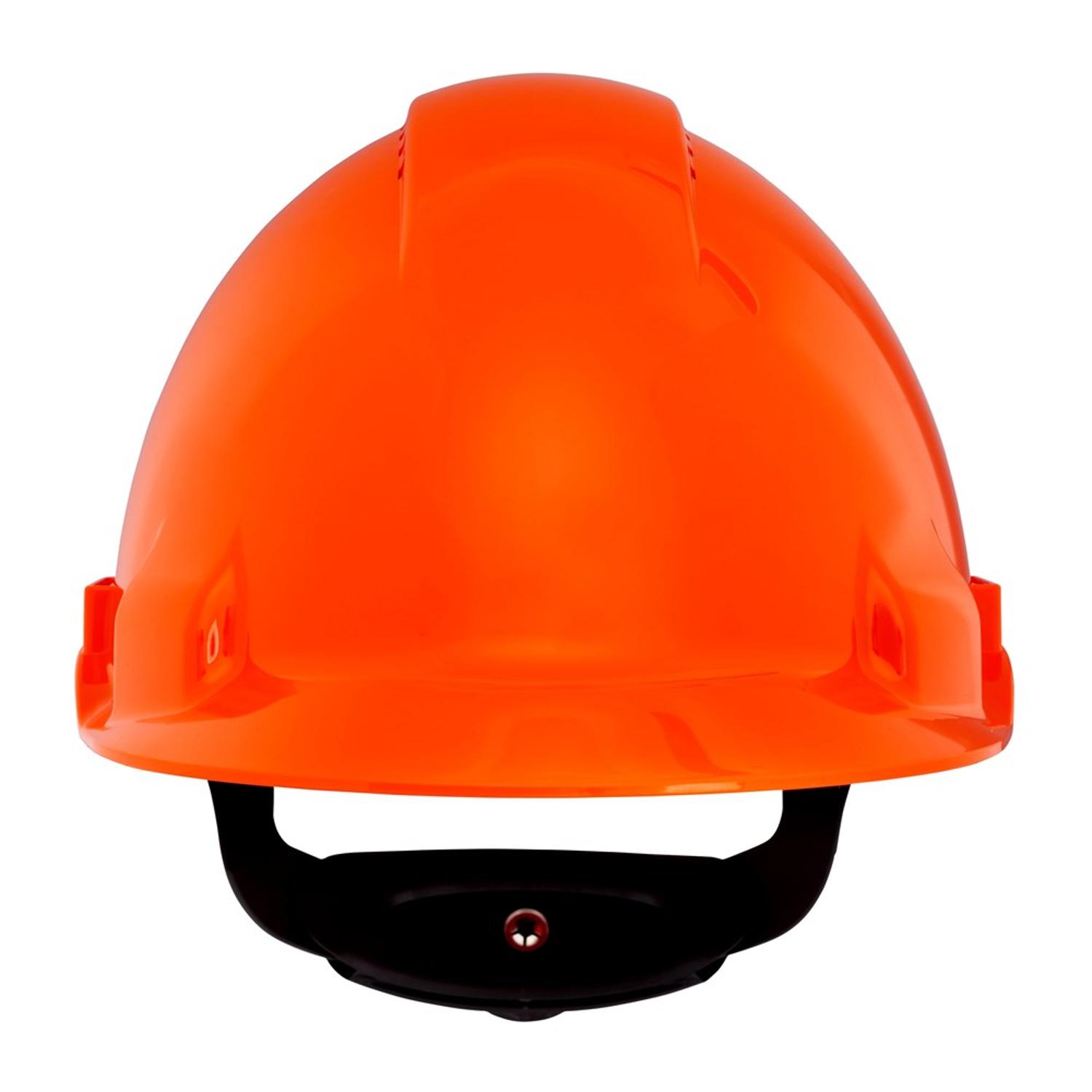 3M Peltor G3000NUV helmet orange ratchet suspension
