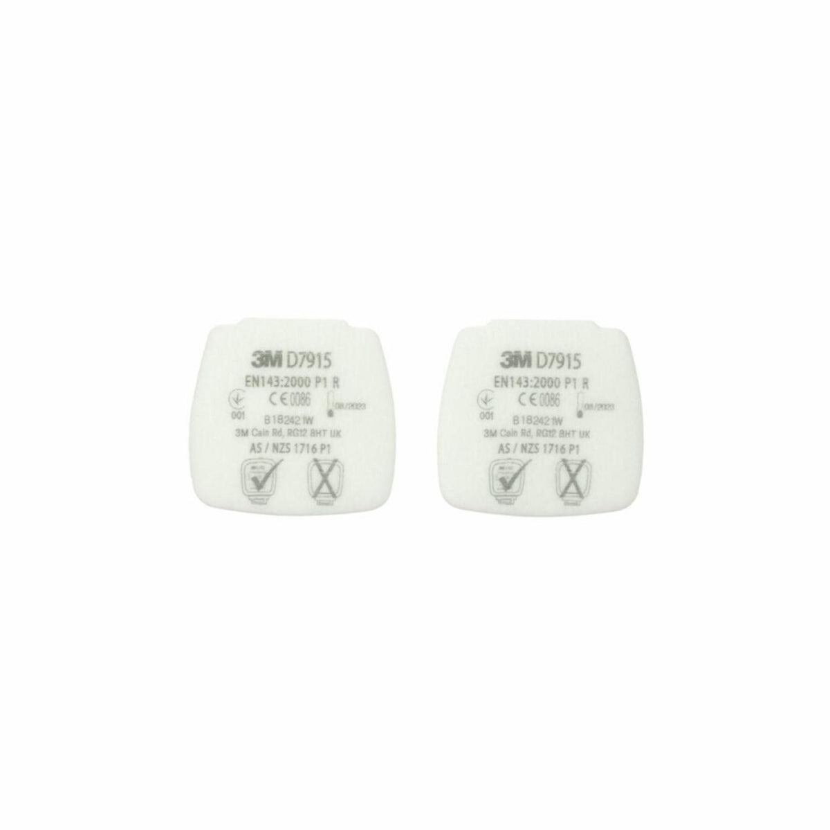 3M Secure Click Stoffilter D7915, P1 R