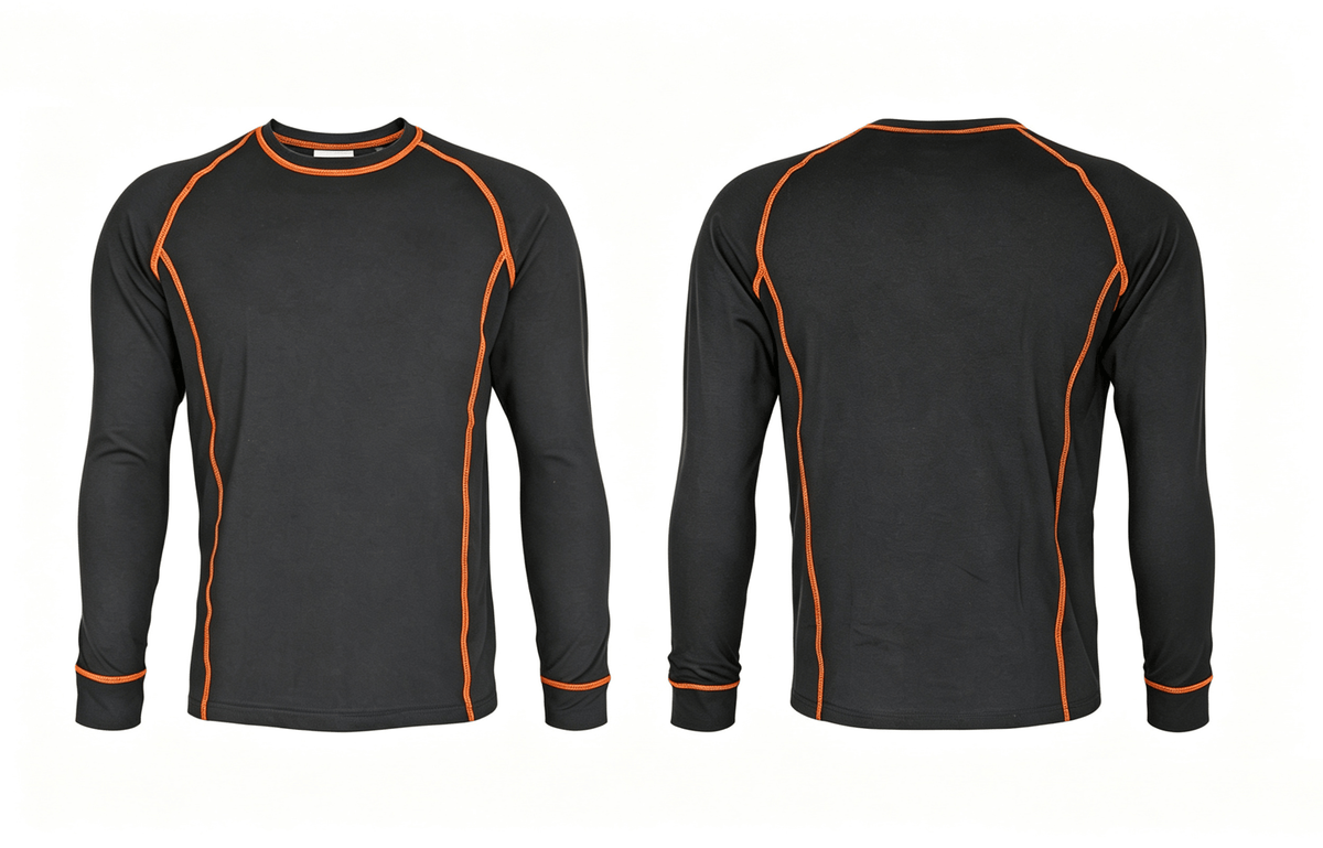 PSP Thermo l-sleeve shirt zwart