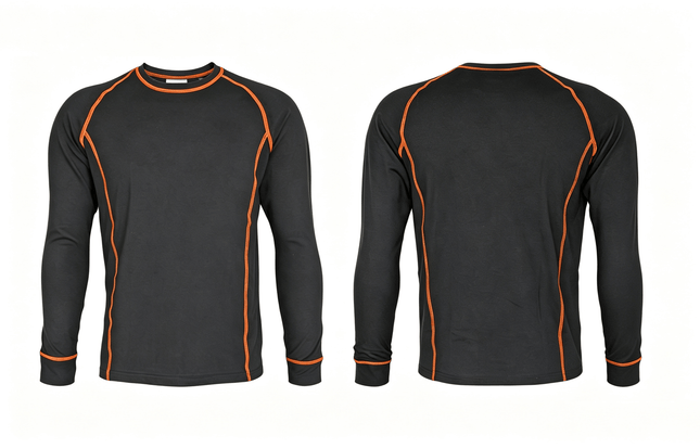 PSP Thermo l-sleeve shirt zwart