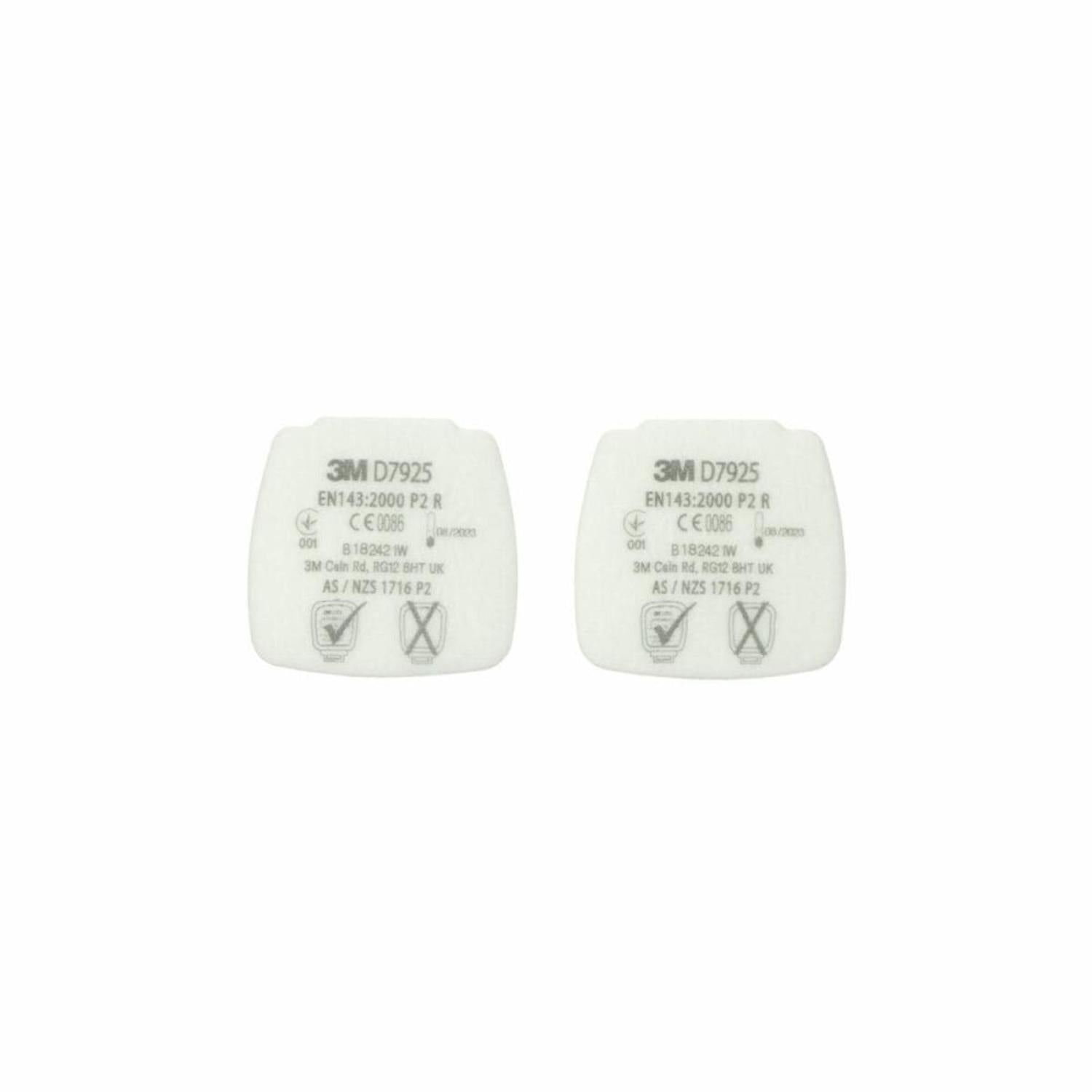 3M Secure Click Partikelfilter D7925, P2 R