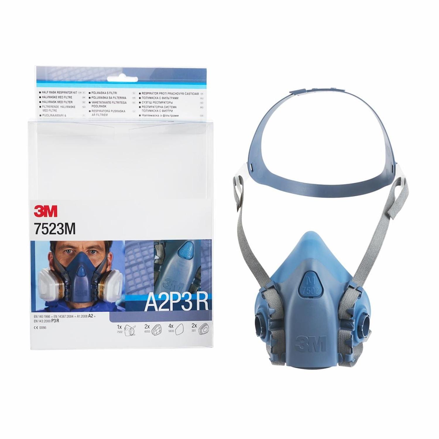 3M 7523M Half Mask Set A2P3 R